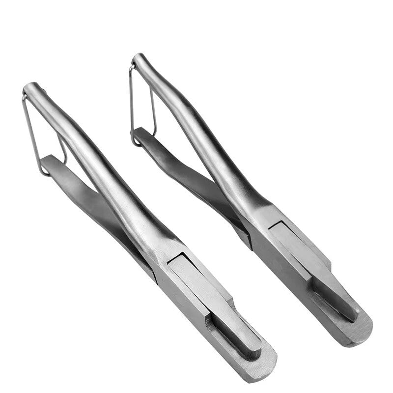Stainless Steel V-Shaped U-clip Pliers Pig Ear Clip Notcher Marking Pliers