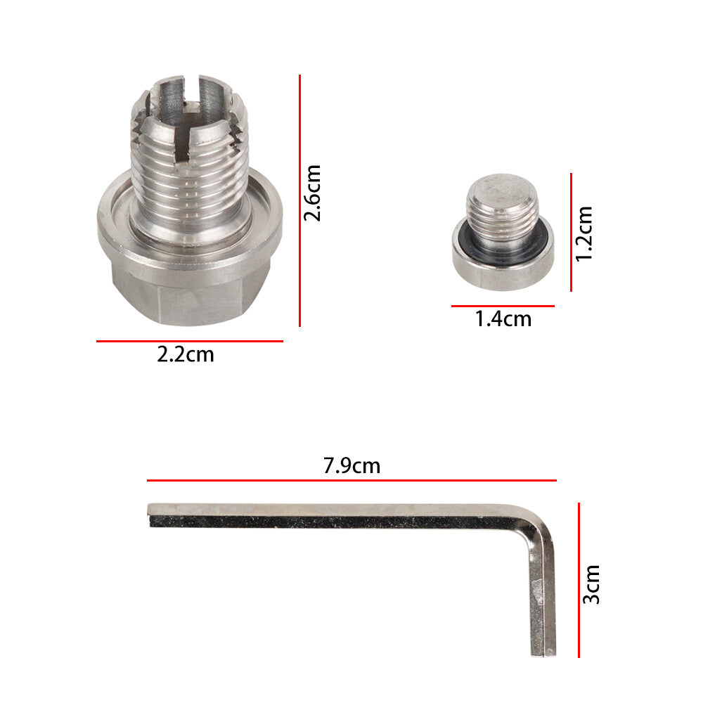 ya 12 5.21 M14.1X1.5 Oil drain plug self-drilling oil pan thread repair kit with O-ring