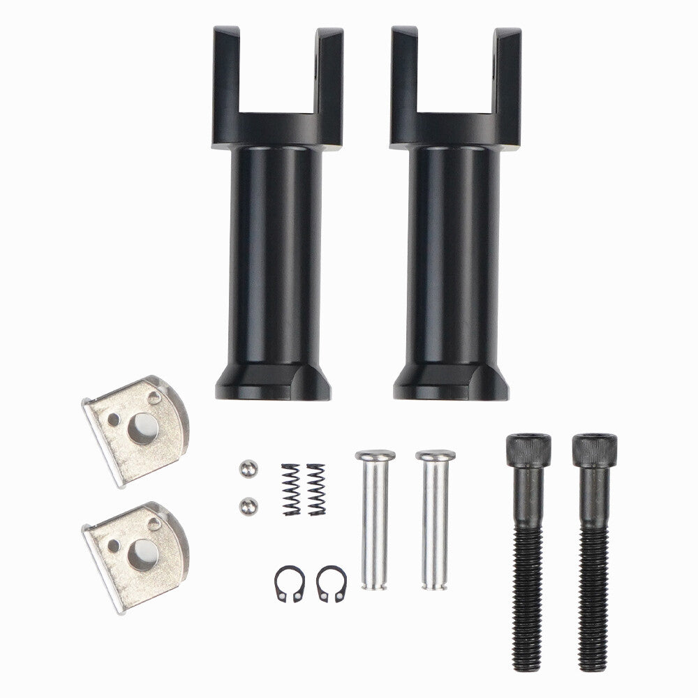 ya 11 6.8 1 set of left and right passenger footpegs for Harley-Davidson Softail 18-23 black
