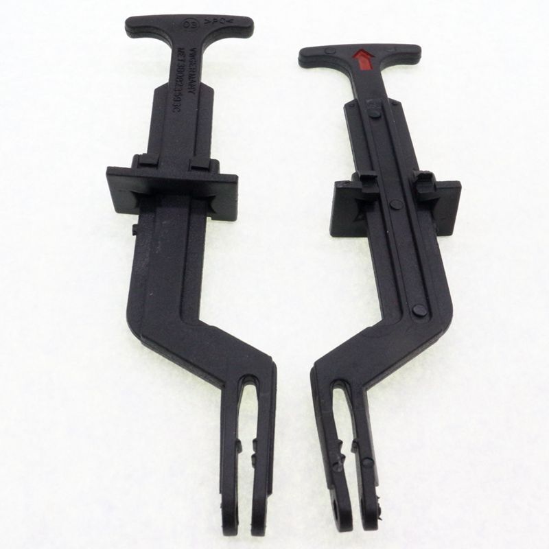 ya 5 8.7 2 Pieces for VW for Passat B5 3B0823593C Range Hood Bonnet Lock Lever Release T Handle