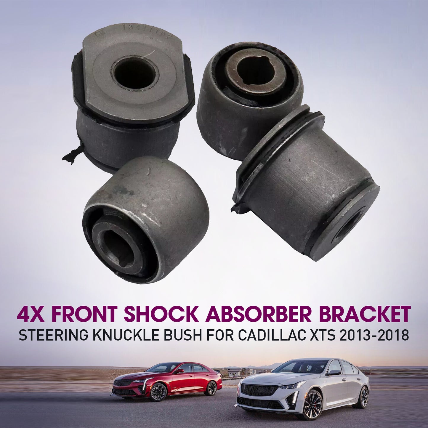 ya 2 6.29 4-pack front shock absorber bracket steering joint bush suitable for 13-18 for Cadillac XTSl0