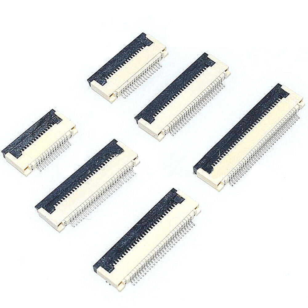 FFC/FPC Connector 0.5mm Pitch Bottom Contact 4/5/6/8/10/12/14/16~60P Flat Cable