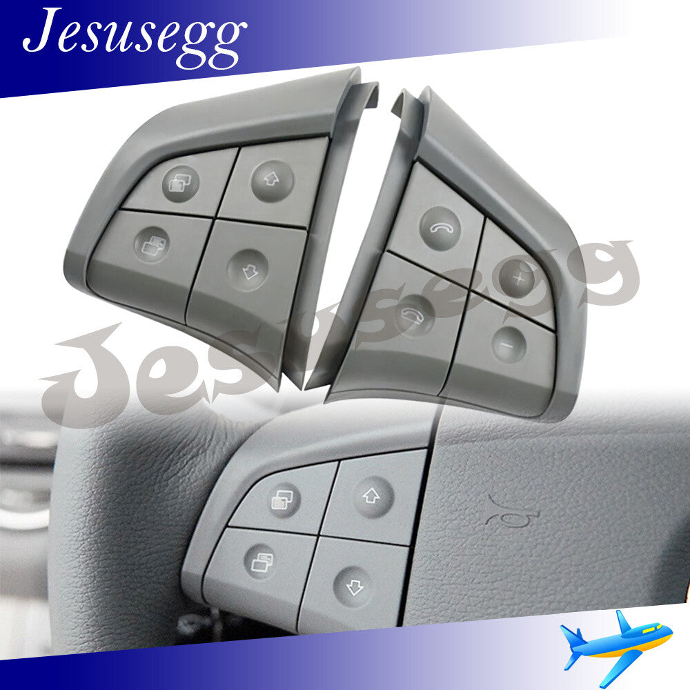 ya 13 Qty 2 Steering Wheel Switch 4 Button Gray Fit for Mercedes-Benz W164 W251 W245