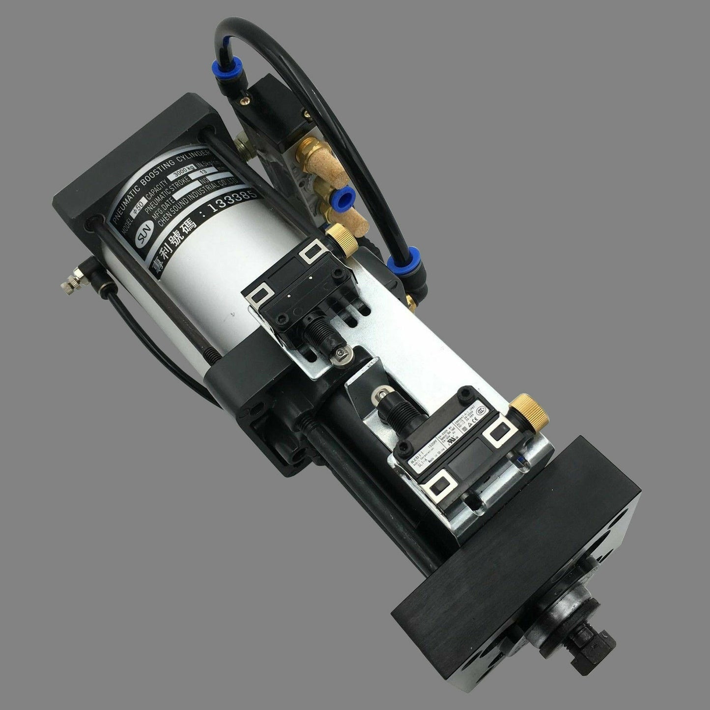 New Pneumatic Air Boosting Pressure Cylinder 13mm15mm For BT40 Spindle