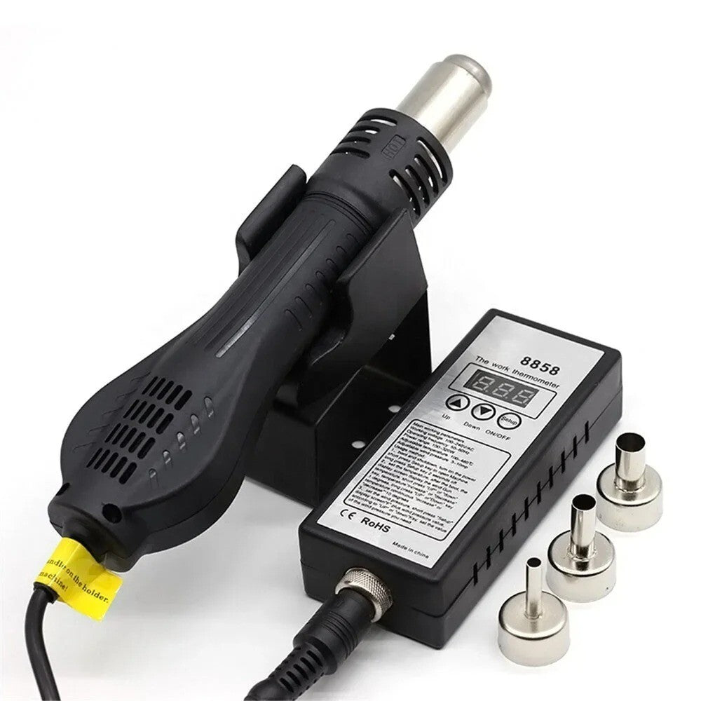 8858 Adjustable Heat Gun Desoldering Station Cell Repair Soldering Tools