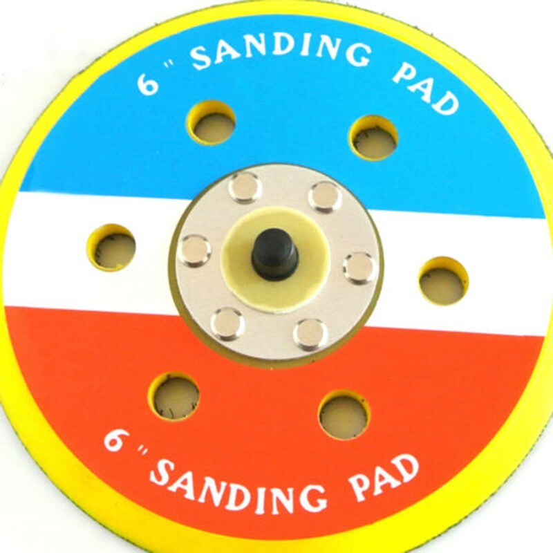 ya 14 6/147mmHook Loop Backing Plates Air Random Sander/Polisher Pad Sanding