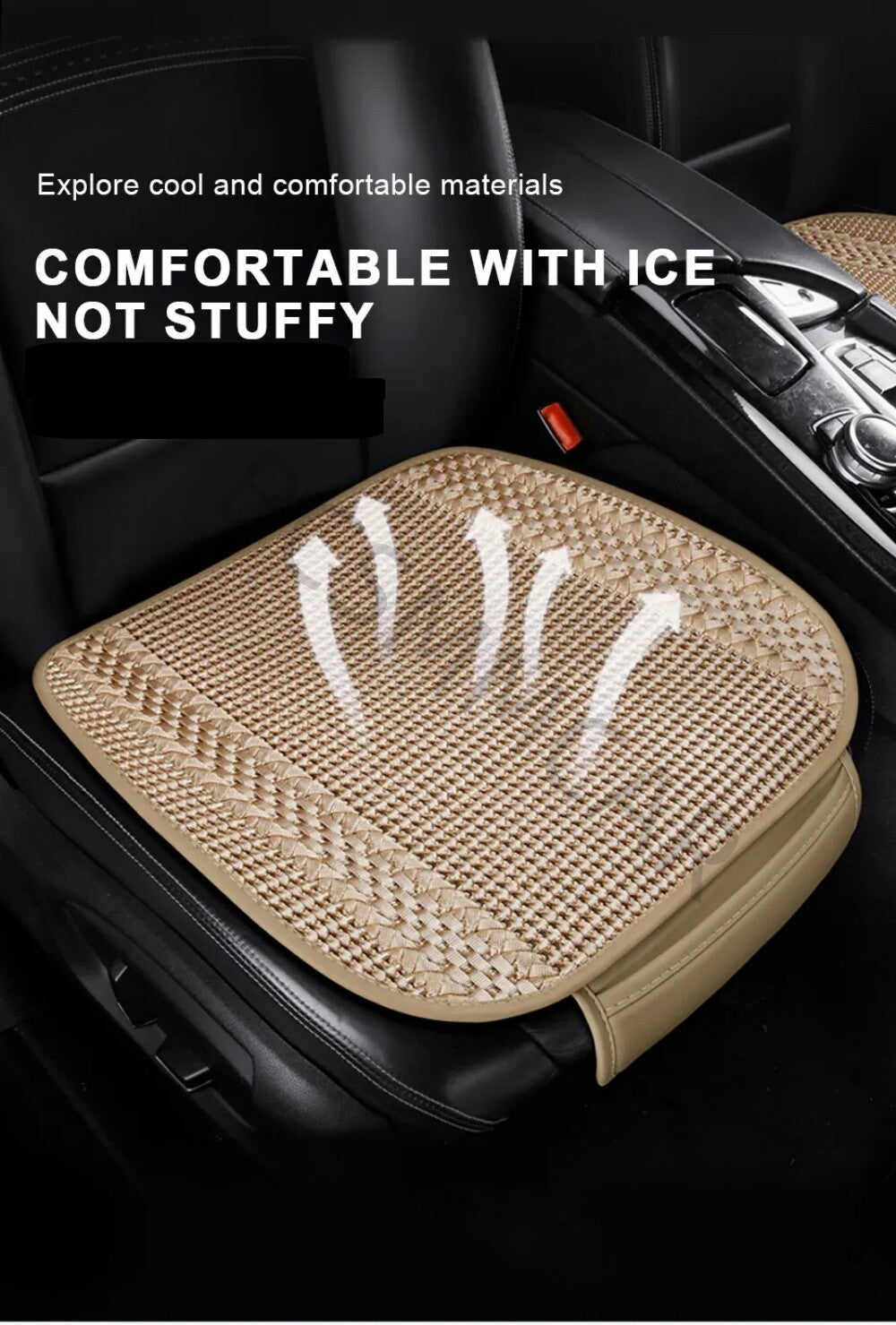 ya 12 5.22 Summer Ice Silk Car for SEAT Cushion Breathable Soft Pad Auto Interior Accessories