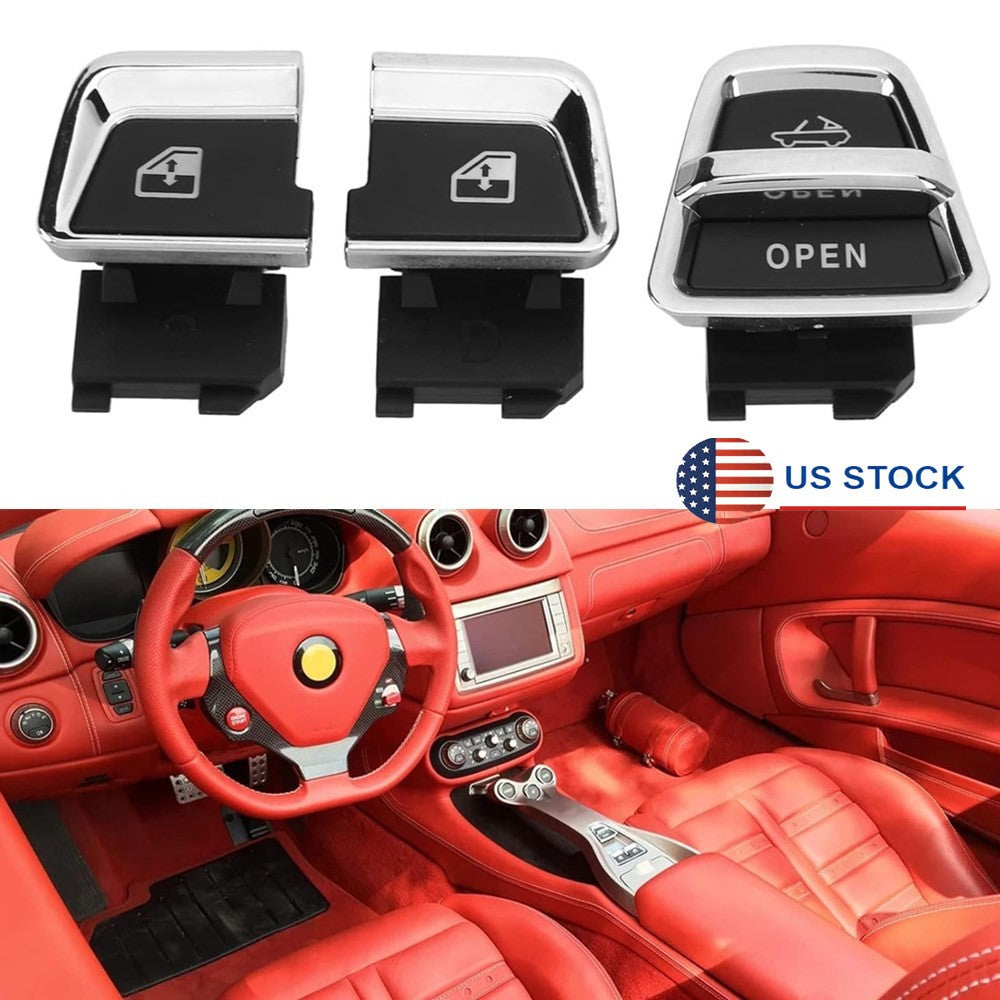 ya 13 New Left Right Roof Control Power Window Button+Bracket for Ferrari California