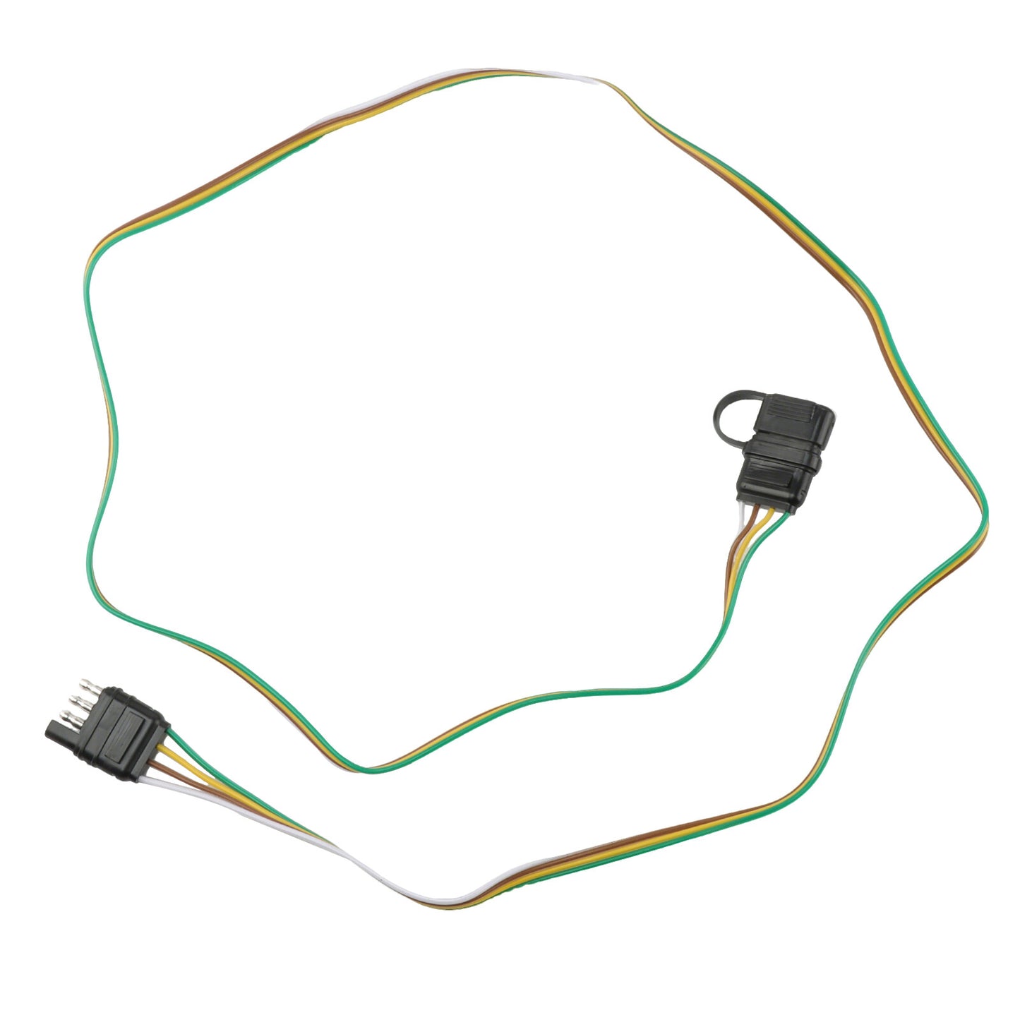 ya 2 6.29 1pc For 2007-2018 for Jeep Custom 4 Pin RV Dinghy Towing Wiring Harness Kit 58903