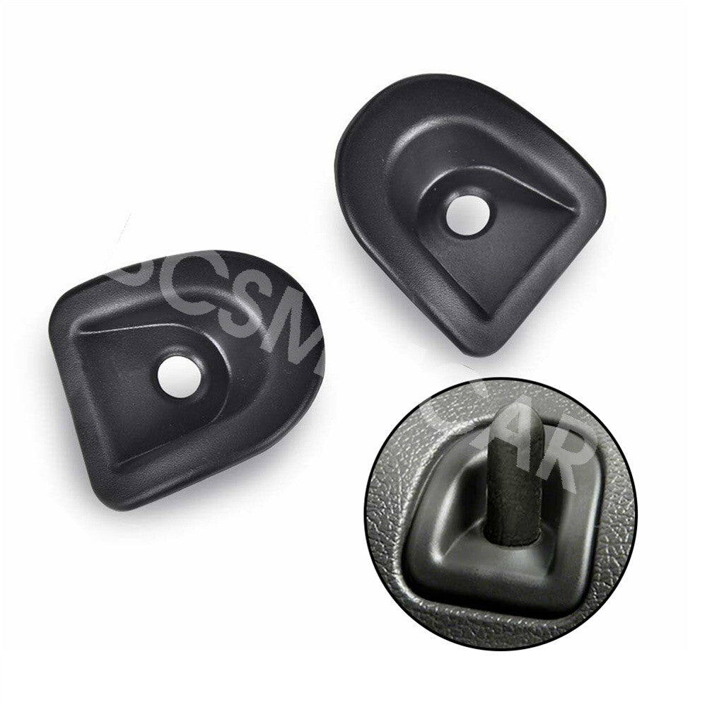 ya 8 5.26.2 Fit For 2006-2014 for Ford for Mustang 2 Door Lock Grommets Covers Trims Pair Black