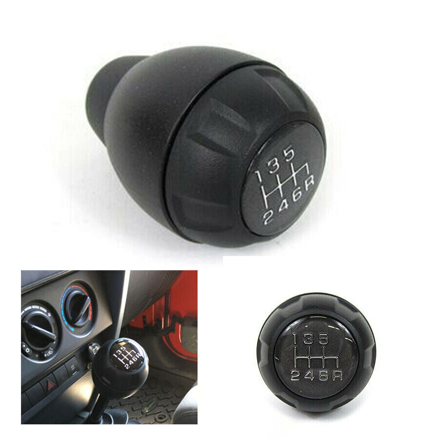 ya 11 6.5 Black 6 Speed for MAN ual Shifter Shift Knob #52060485AG For 2007-2013 for Jeep for Wrangler