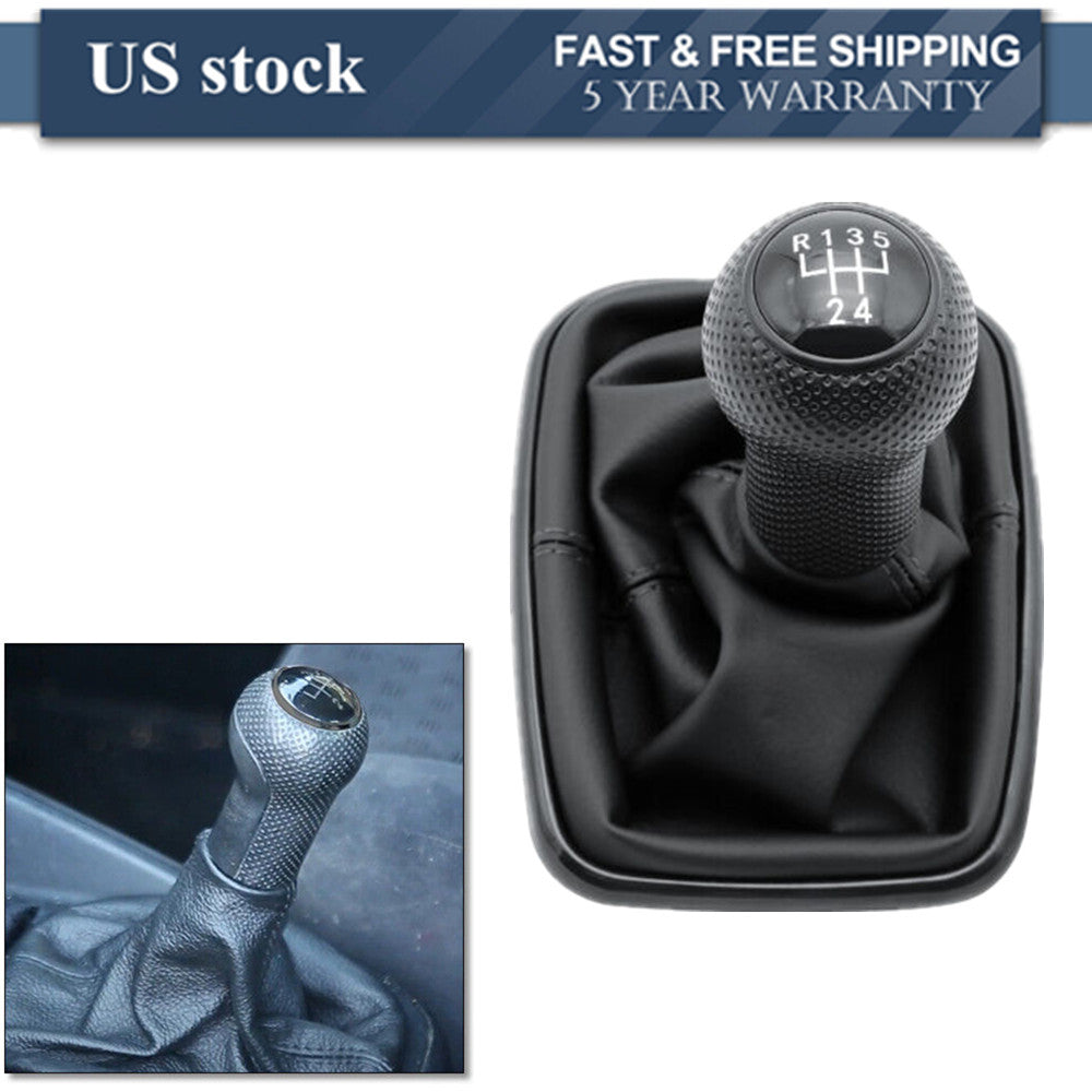 ya 11 6.5 5-SPEED Shift Knob Shifter Gear Boot for 99-2005 for VW for Golf for Bora for JETTA GTi R32 MK4