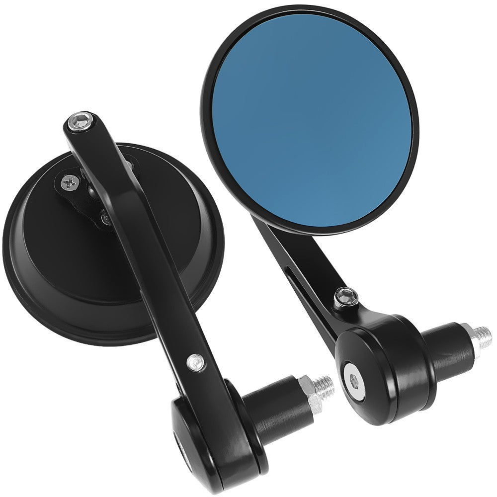 ya 4 6.21 Round Hand Grating Mirror Baby Universal Motorcycle Mirrors Rear View