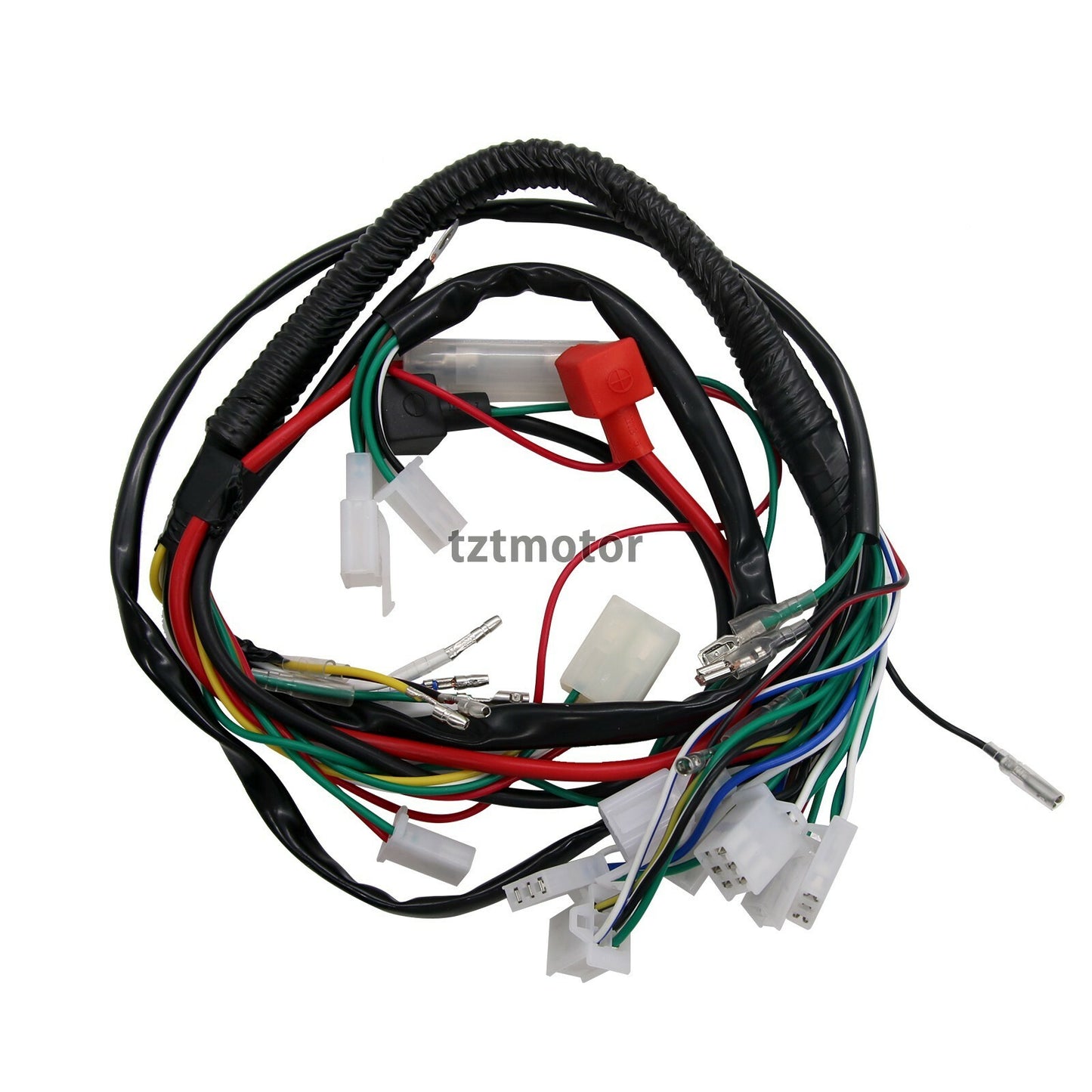 ya 8 5.27.2 Set of ATV Wiring Harness QUAD Dune Buggy CDI Electric Start for 50 70 90 110CC