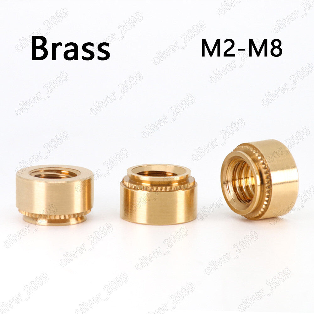 Brass Round Rivet Nuts M2 M2.5 M3 M4 M5 M6 M8
