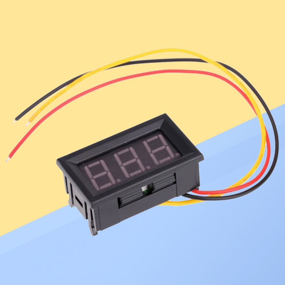 ya 5 8.7 0-99.9V Three Wire DC Voltmeter Head LCD Digital Display Three Wire Voltmeter