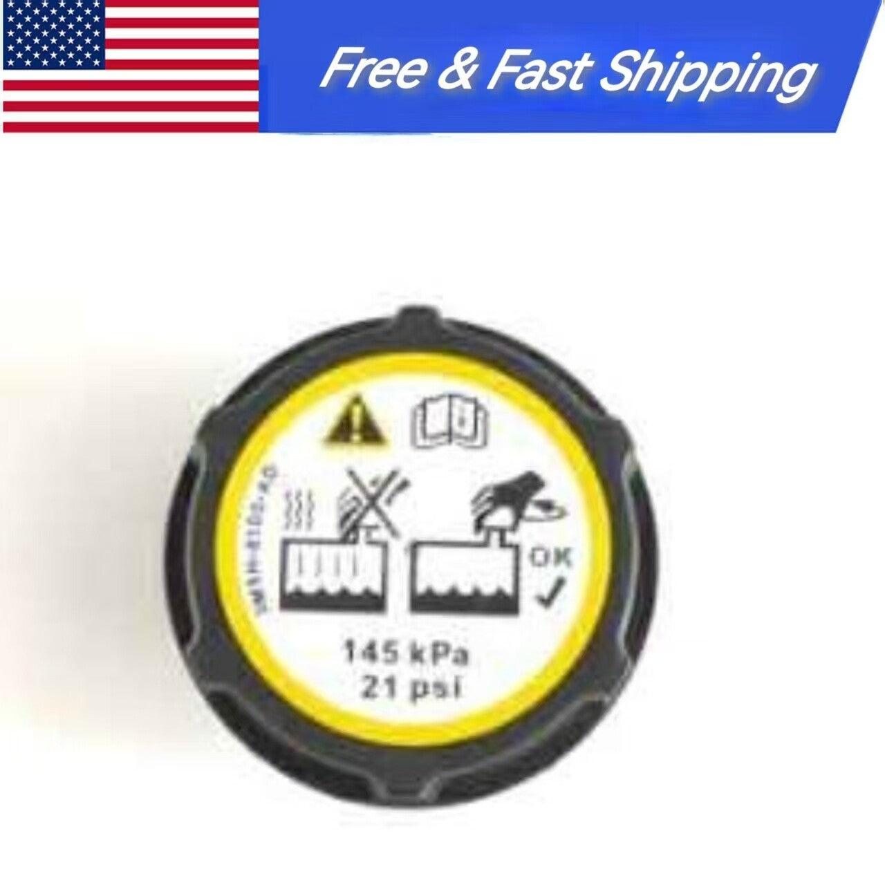ya 7 6.10 Coolant Expansion Tank Cap for Land Rover LR2 Evoque Discovery Sport LR000243 -F