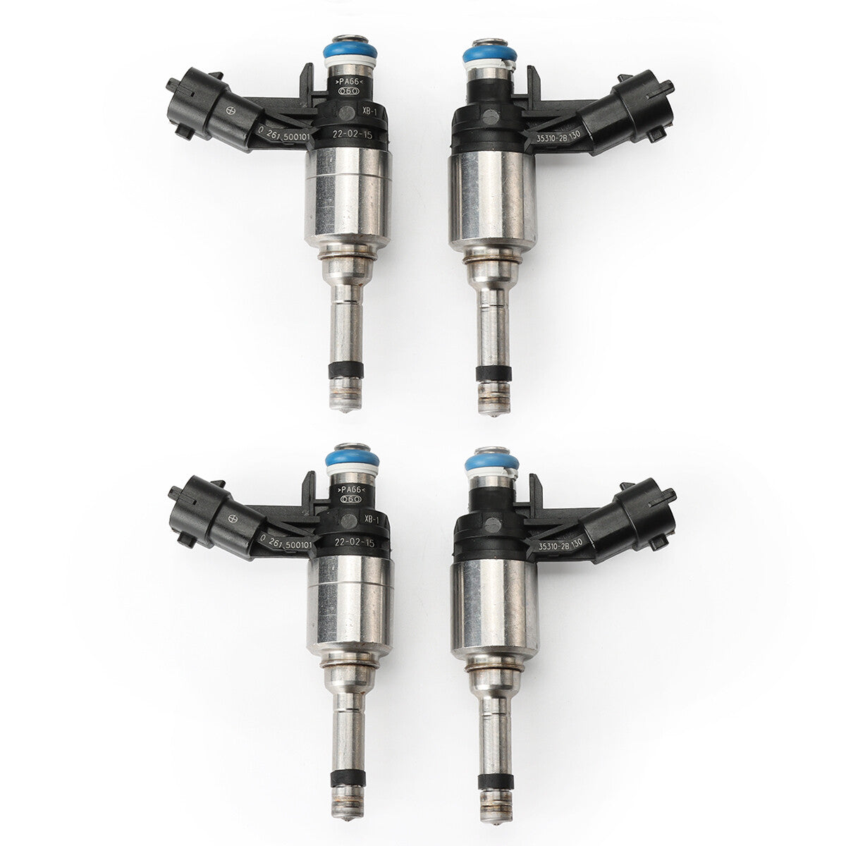 ya 1 8.5.3 4Pcs Fuel injector for Hyundai Accent for Veloster for Kia Rio Soul 1.6L L4 2012-2017