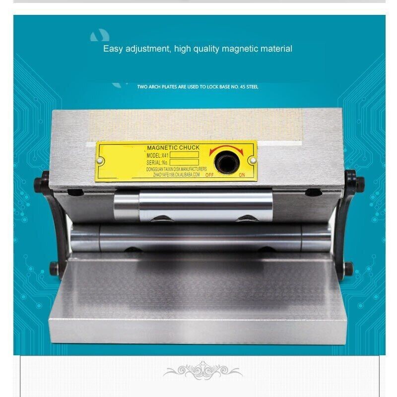 Precision Grinder Permanent Magnet Detail Sine Disk Magnetic Table Incli 100*175