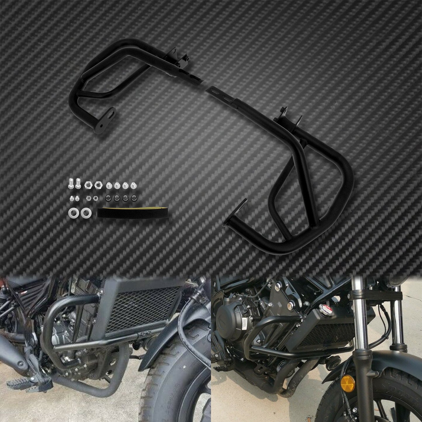 ya 27 7.20 Front Engine Guard Body Frame Protector Crash Bar Fit for Honda Rebel CMX 17-21