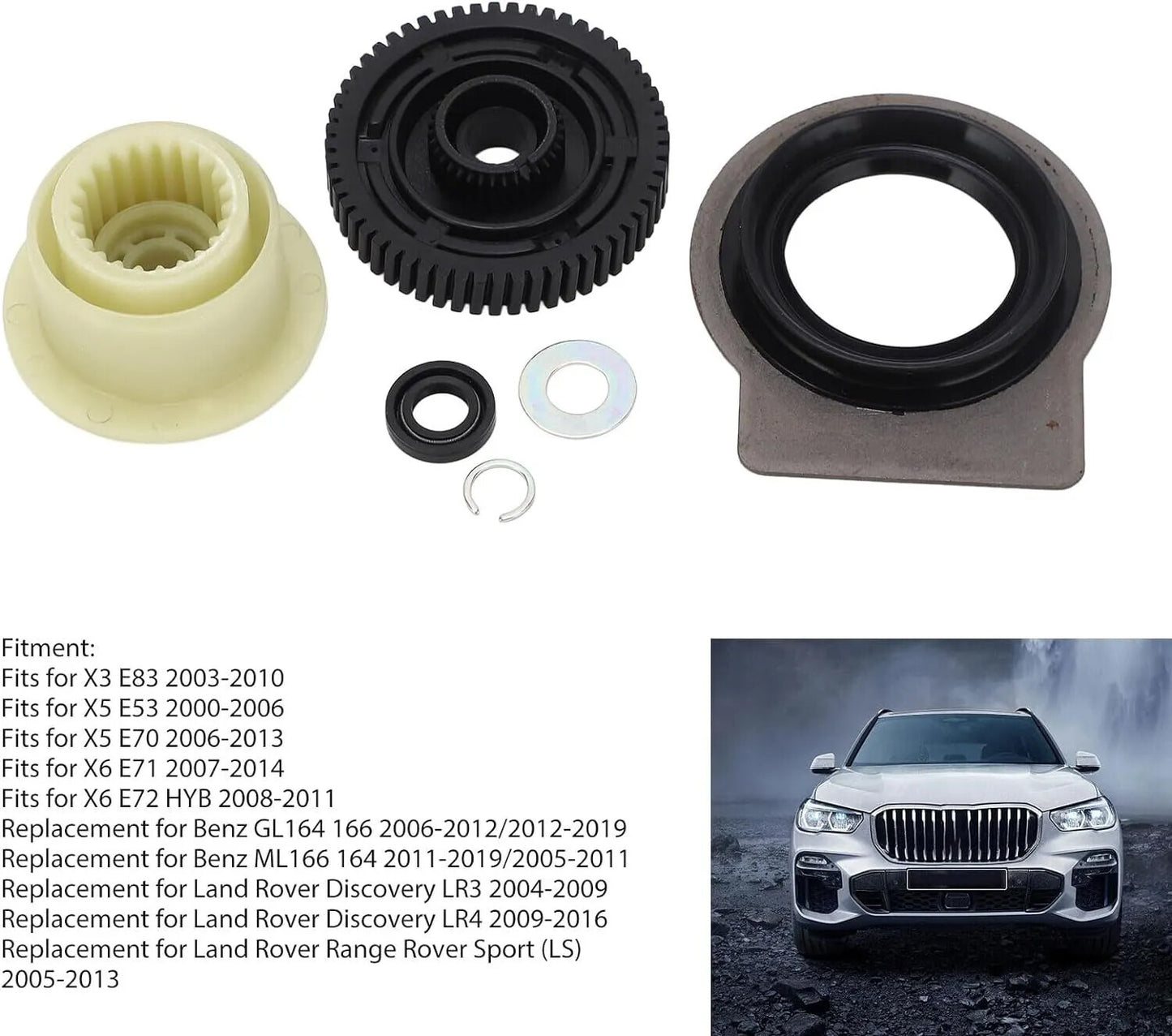 ya 9 6.5.2 Transfer Case Actuator Motor Gear Repair Kit 27102413711 For 2004-2010 for BMW X3