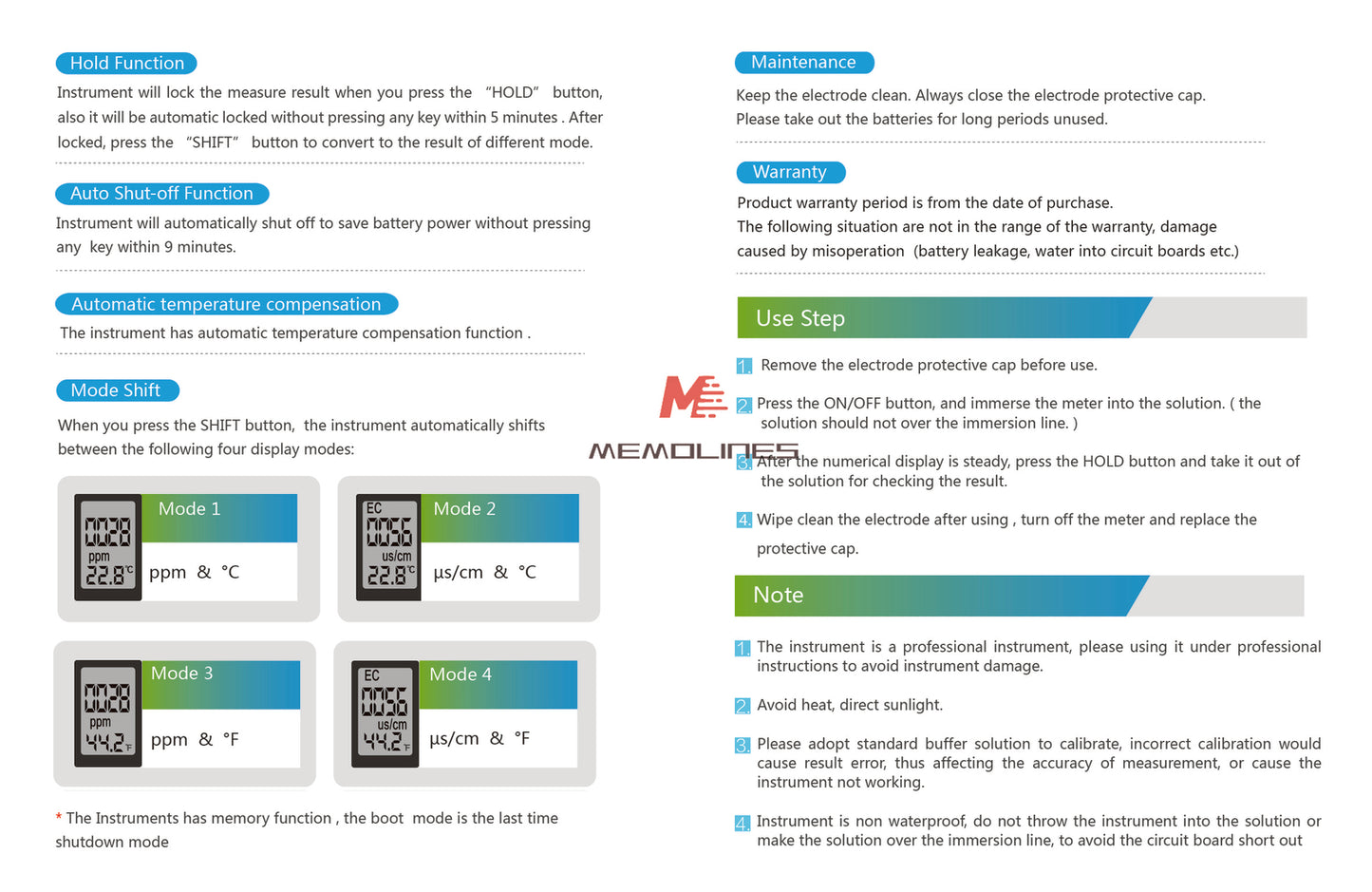 ya 26 TDS Meter Digital Tester Water Quality Testing Kits for Drinking Water 0-9999ppm