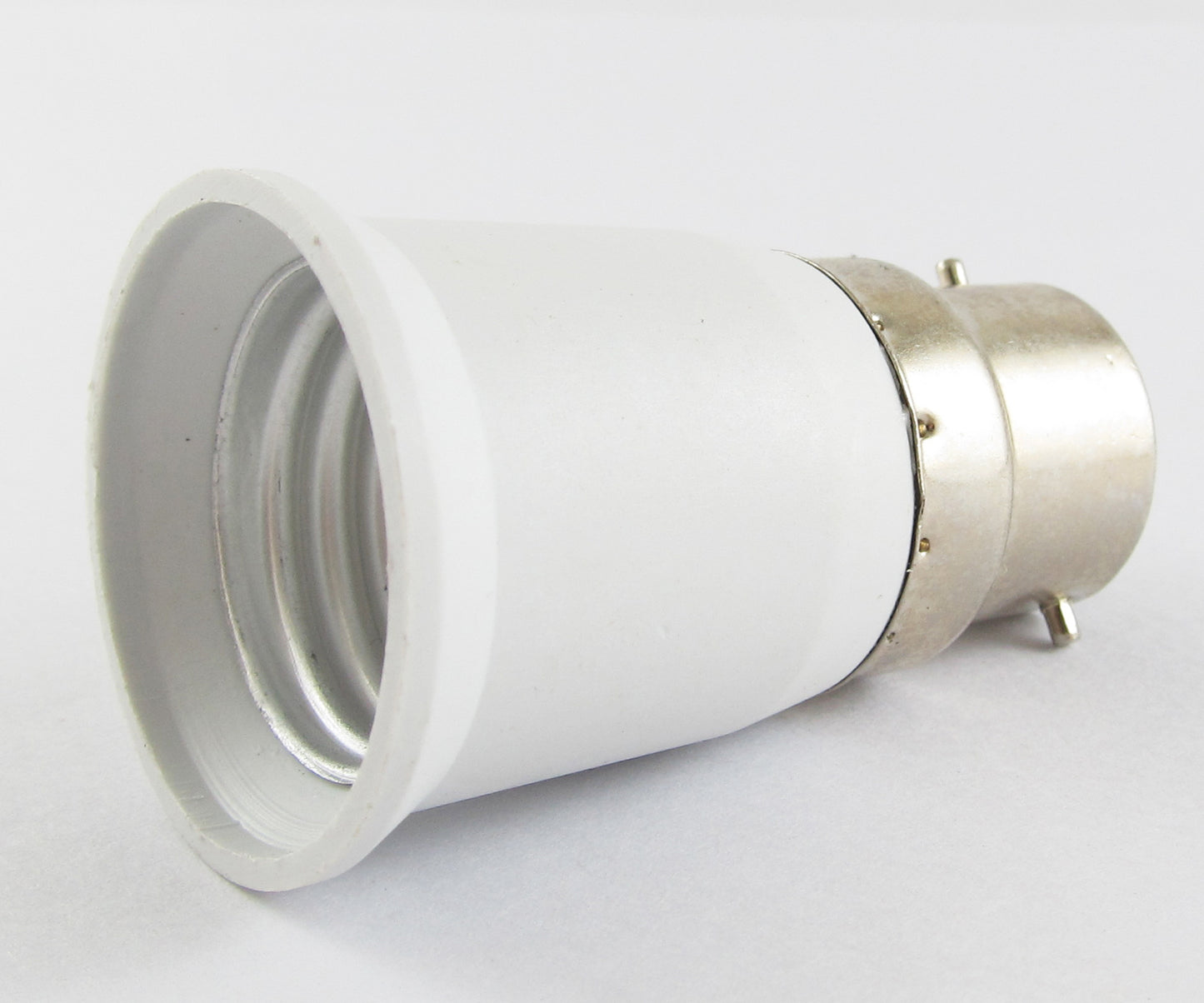 ya 14 10pcs B22 Male to E27 Female Socket Base LED Halogen CFL Light Bulb Lamp Adapter