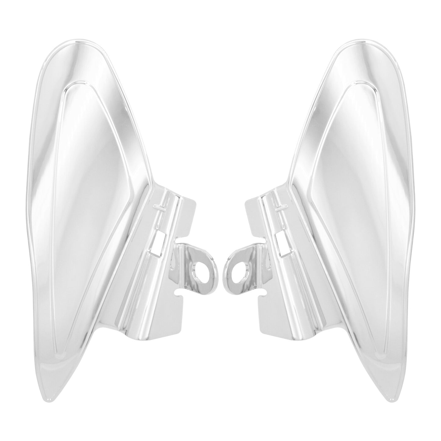 ya 5 8.7 Chrome Reflective Saddle Heat Shields Fits For Indian Chief Roadmaster 2014-2022