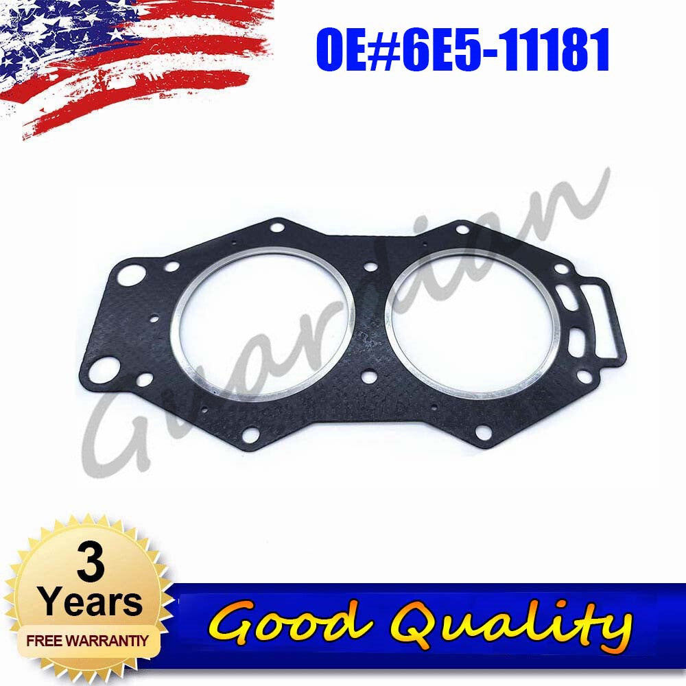 ya 27 7.20 One-piece new cylinder head gasket 6E5-11181 for Yamaha 115HP-130HP outboard engines.