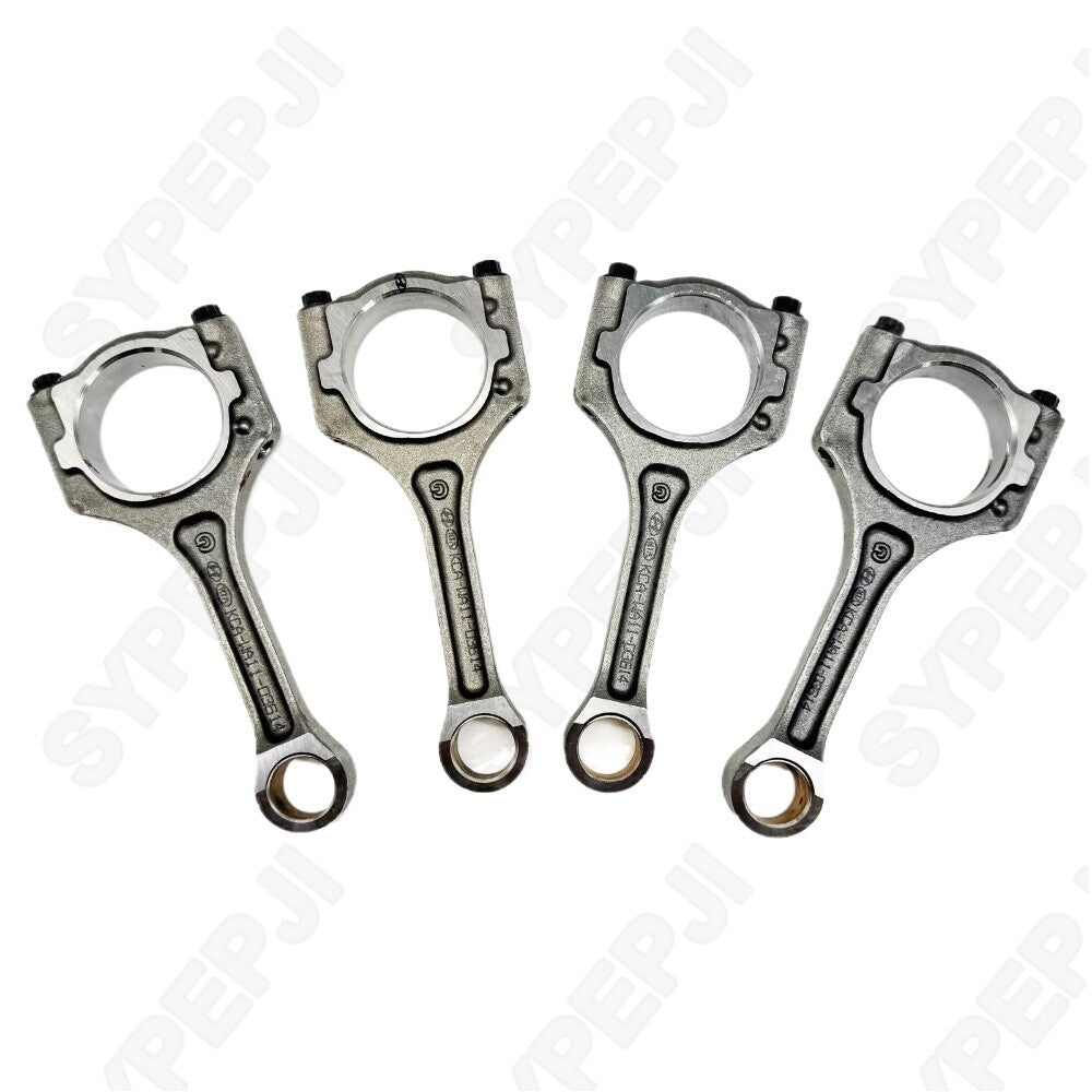 ya 11 6.9 4 Pieces Engine Connecting Rods for Hyundai Santa Fe for Kia for Sorento Optima 2.4L 235102GGA0