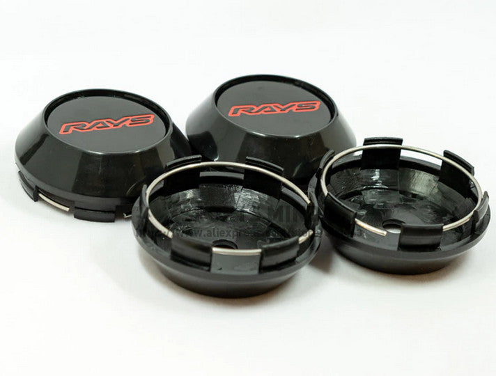 ya 1 7.4 4x68mm light black red decal wheel center cover badge wheel cap wheel hub cover TE37
