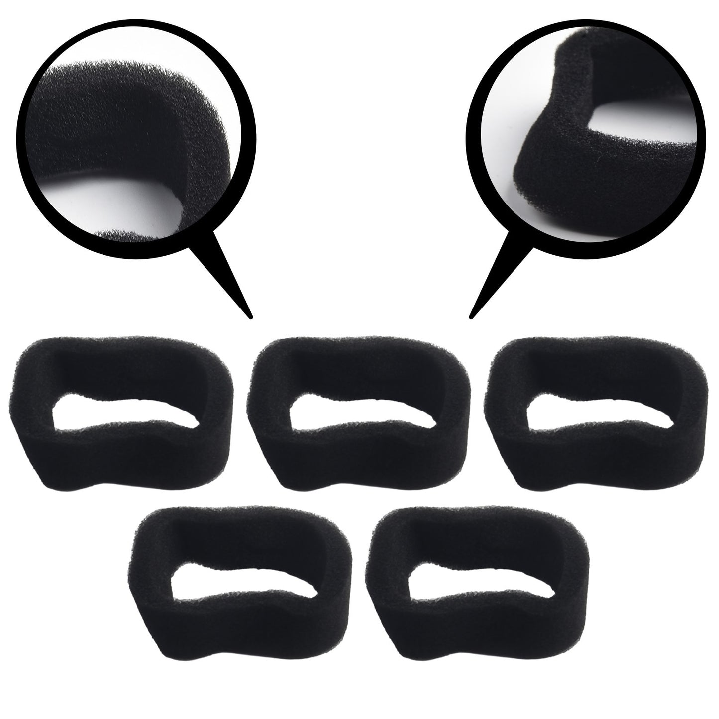 ya 17 5-Pack Air Filter Fits For-Various-Strimmer Trimmer Brushcutter Black Kits PARTS