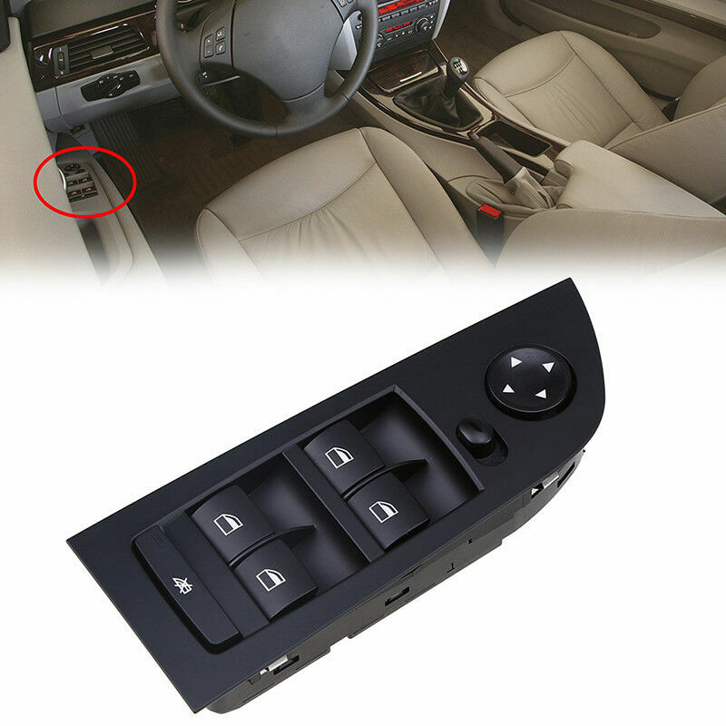 ya 1 8.5.1 Front LH Master Power Window Switch For E90 E91 318i 320i 325i 335i 3