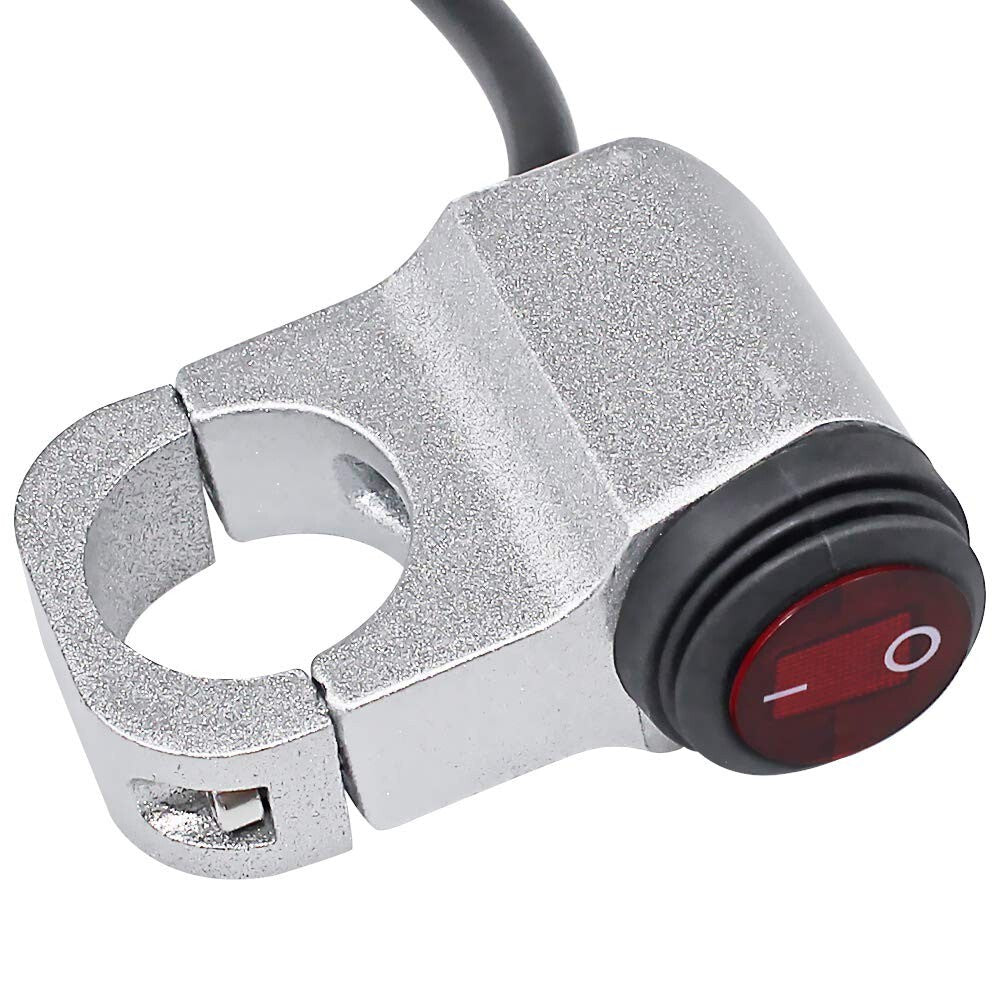 ya 1 7.4 7/8 ATV Handlebar Light Switch 12V Waterproof Handlebar Headlight Switch