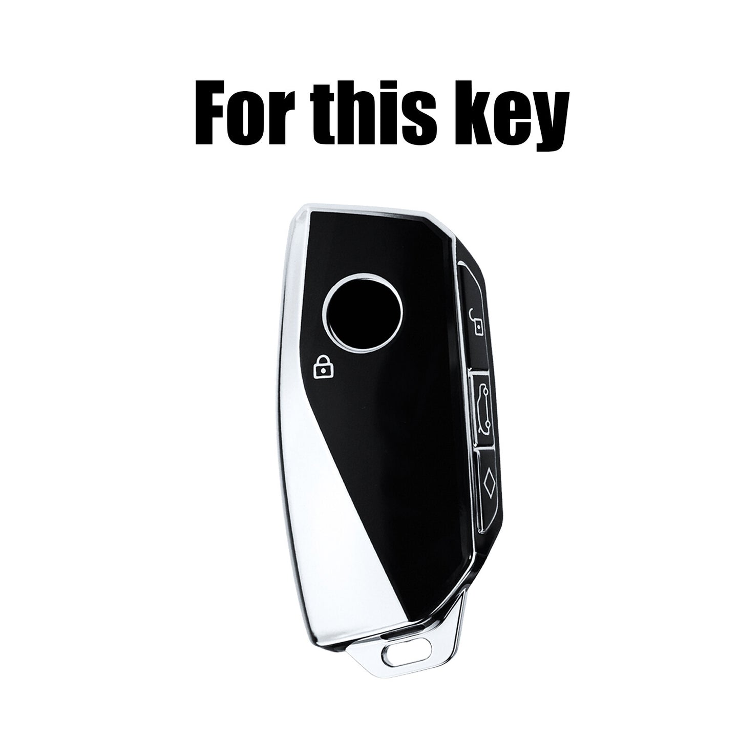 ya 5 8.7 Button Key Ring Case Cover Shell Protector for BMW X7 Ix Xm X6 X4M 2023 2024