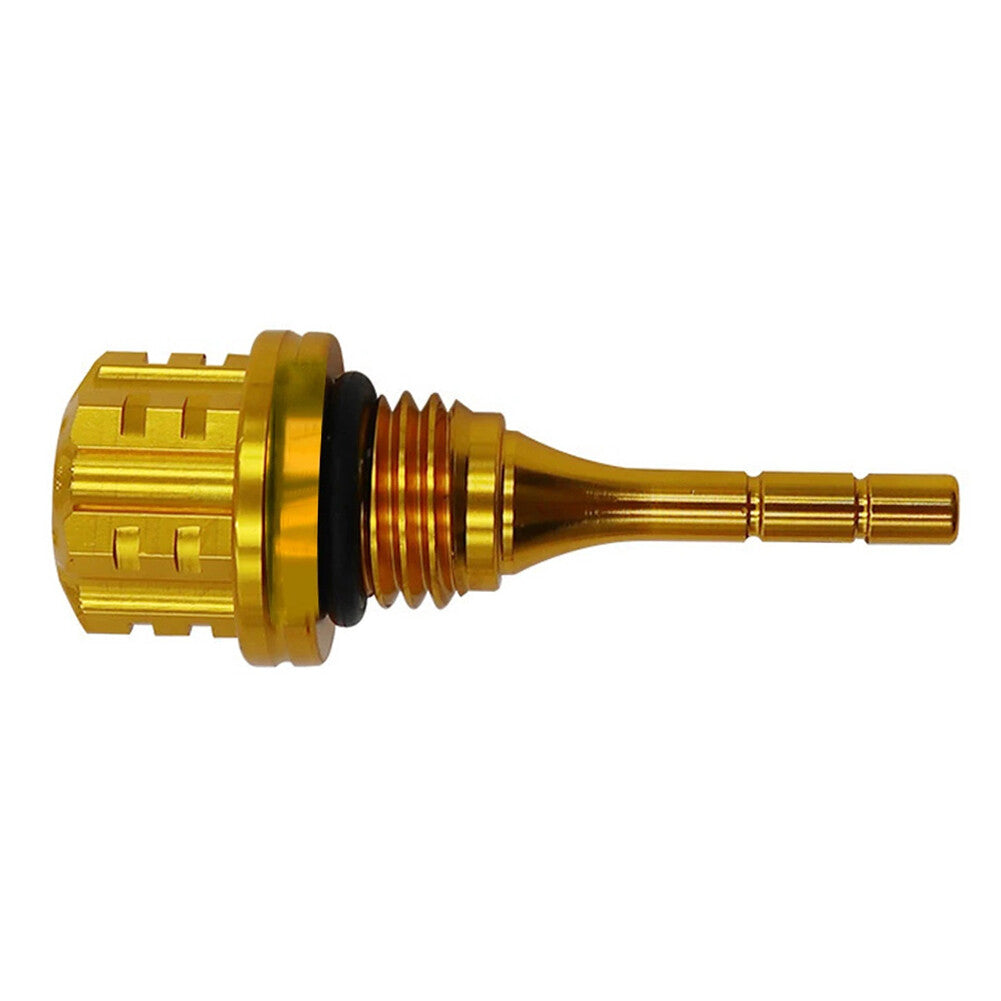 ya 2 7.15 Engine Crankcase Oil Dipstick Plug Oil Level Gauge Gold For GY6 BWS 125CC
