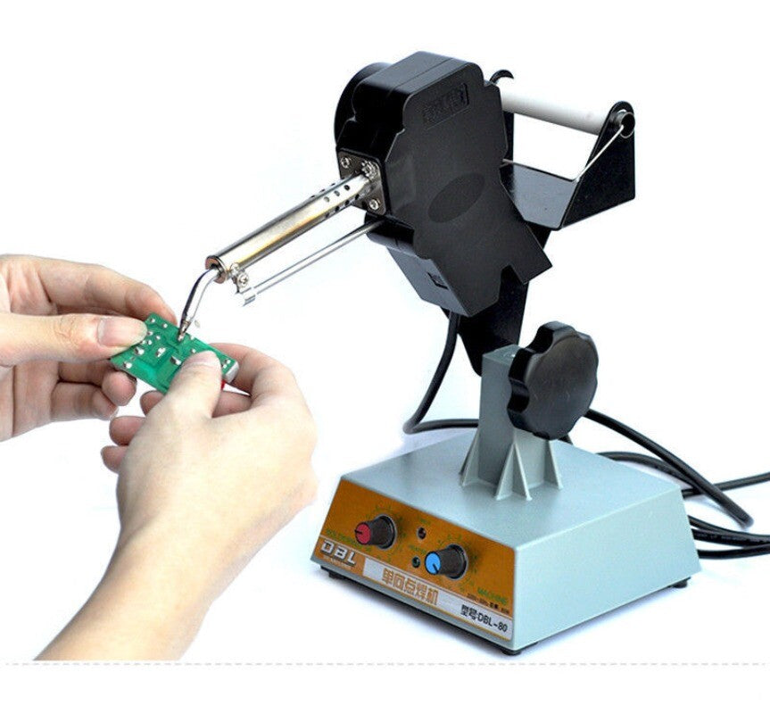 220V Adjustable Temperature Foot Switch Soldering Machine Auto Solder 0.6-1.6mm