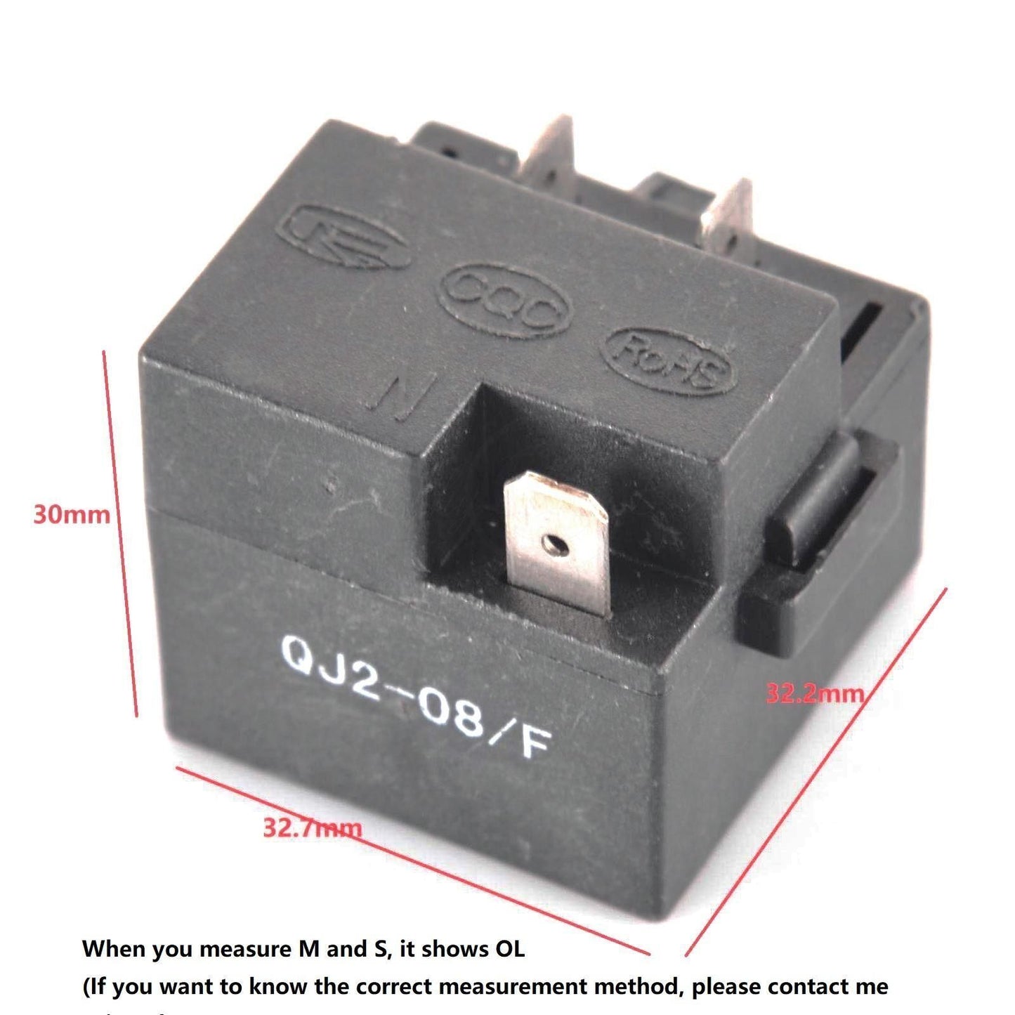 ya 26 QJ2-08 Reigerator Start Relay Replacement For Homa idge Repair