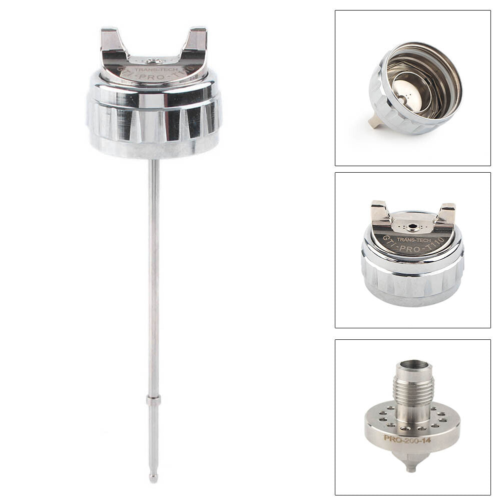 ya 1 7.7 Aluminum Spray Gun Pro Lite T110 Replacement Air Cap Tip Fluid Nozzle 1.4mm
