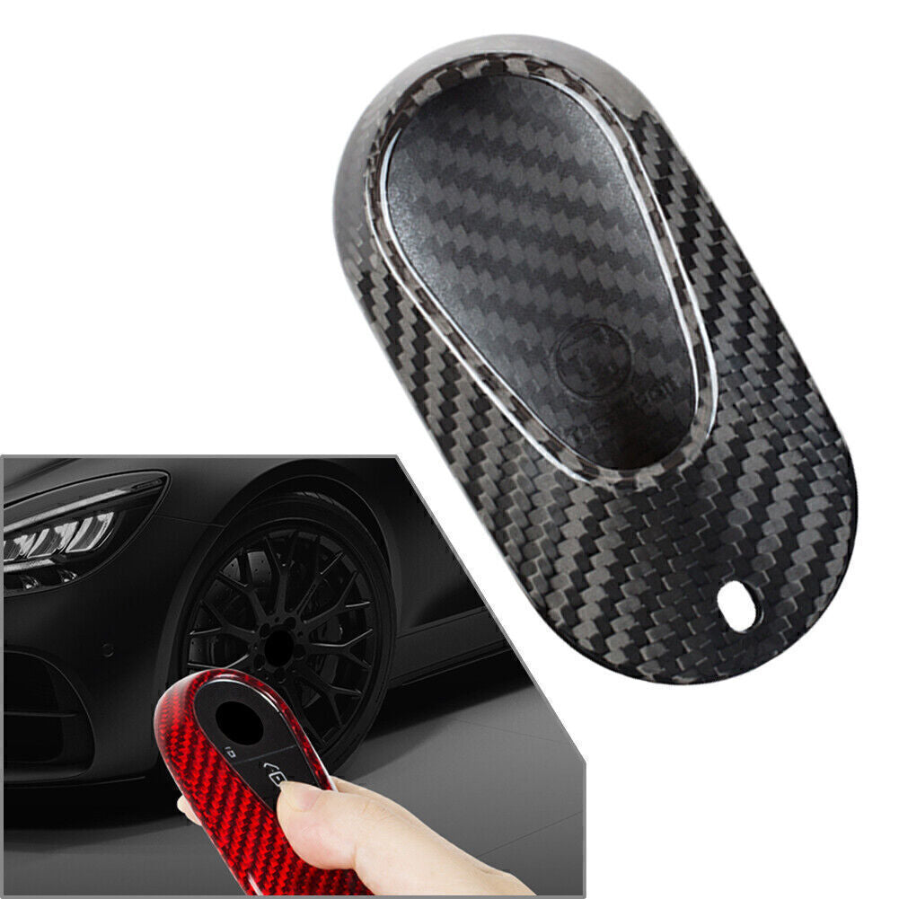 ya 10 5.28 for Mercedes-benz S Class S400/L S350l S450l 21 Carbon Fiber Key Fob Case Cover