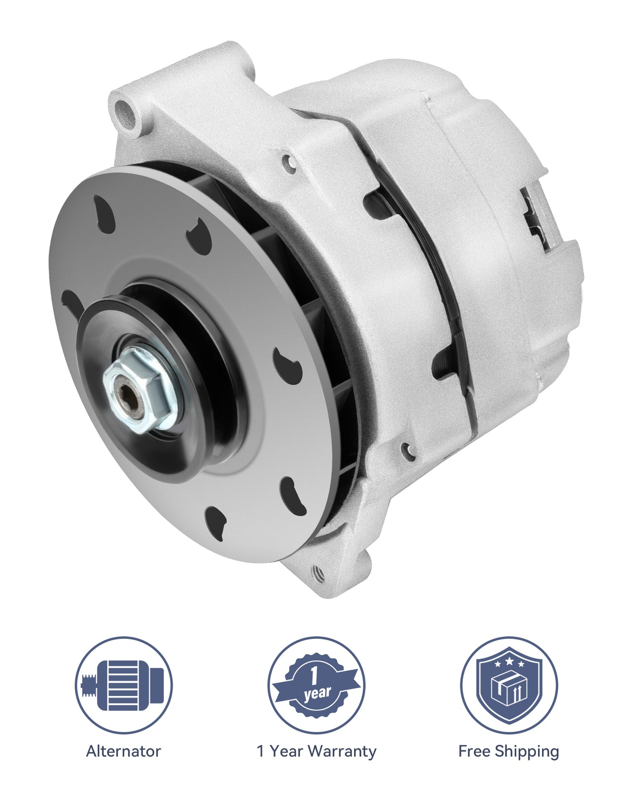 ya 27 7.2 1PC New 140Amp Alternator High Output High Amp Fits DELCO 12SI 1-WIRE 7272-12