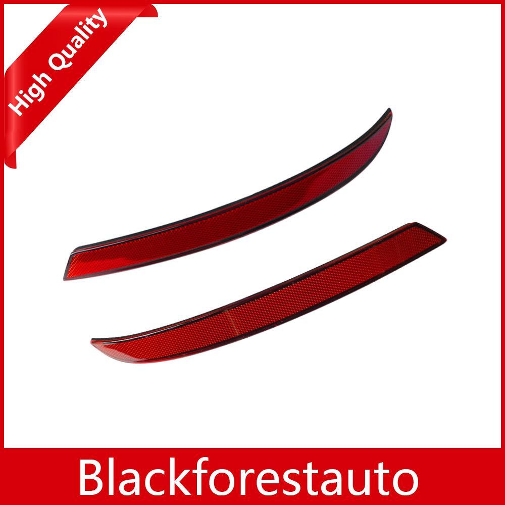 ya 27 6.18.2 2Pcs For 2012-2017 for BMW F06 F12 F13 6-Series Rear Bumper Reflector Red Left+Right