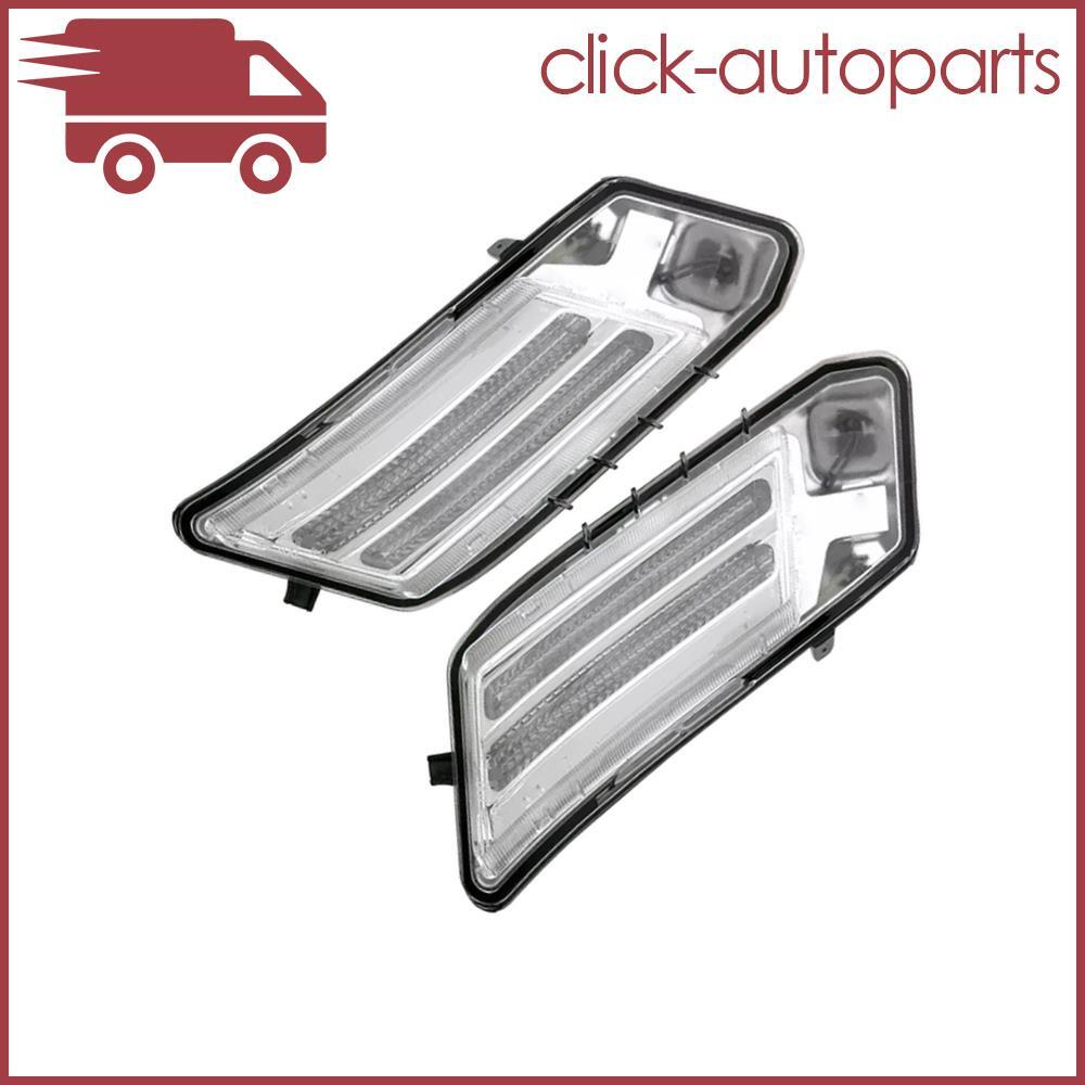 ya 13 5.27.2 Pair Front Left&Right Bumper Parking Signal Lights For 2010 2011 2012 2013 XC60