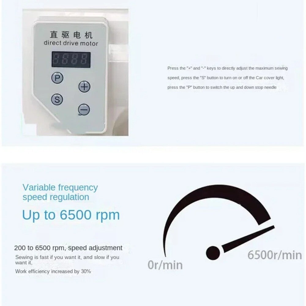 ya 26 220V 750W Sewing Machine Flat Car Modified All-in-one Motor Electric Control