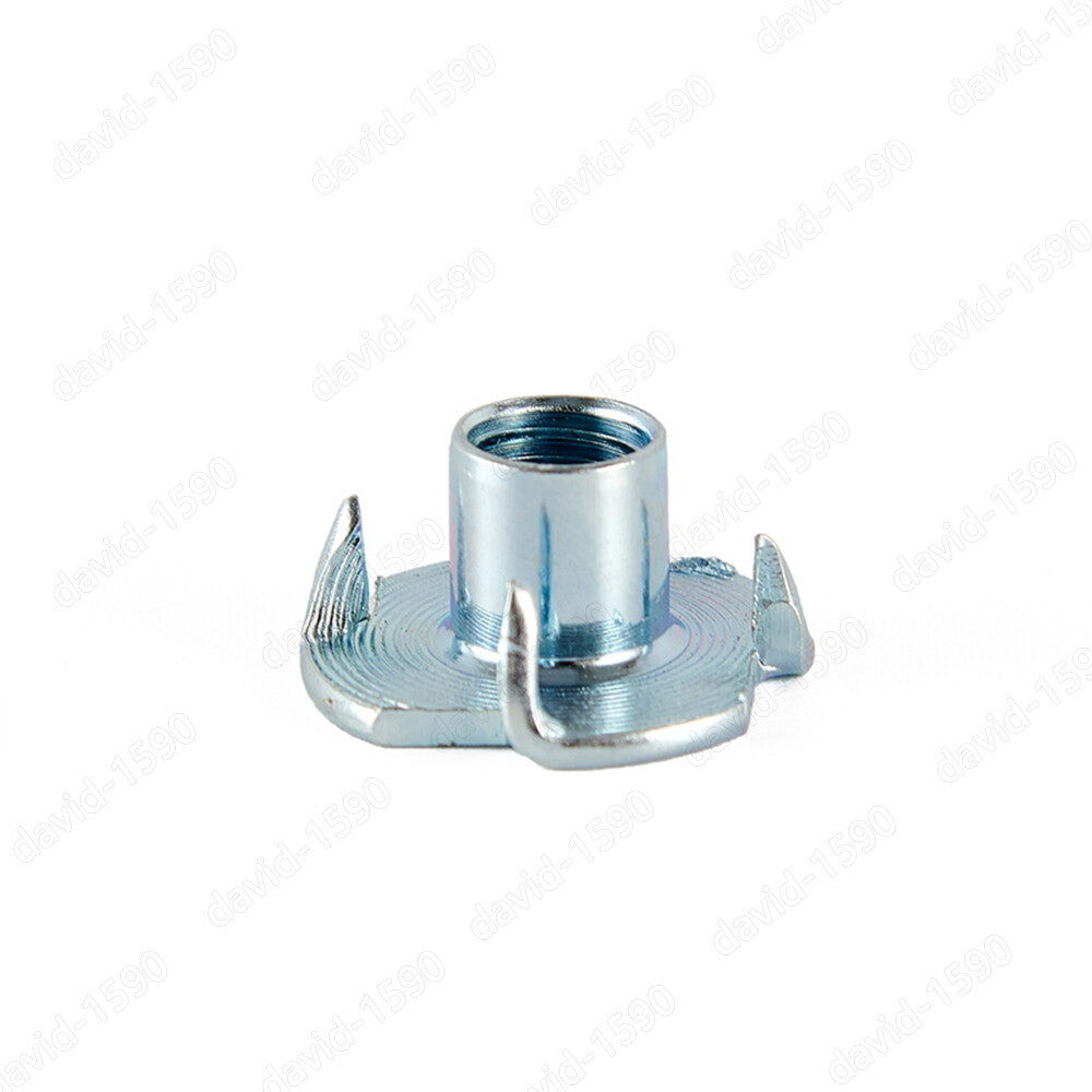 M4 M5 M6 M8 M10 M12 Carbon Steel 4 Prongs T Nut Tee Nuts Furniture Wood Insert