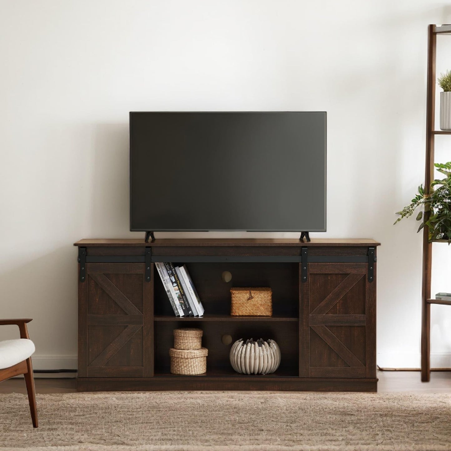 ya 28 58 TV Stand and Entertainment Center For Televisions Up To 65 Inchs TV Cabinet