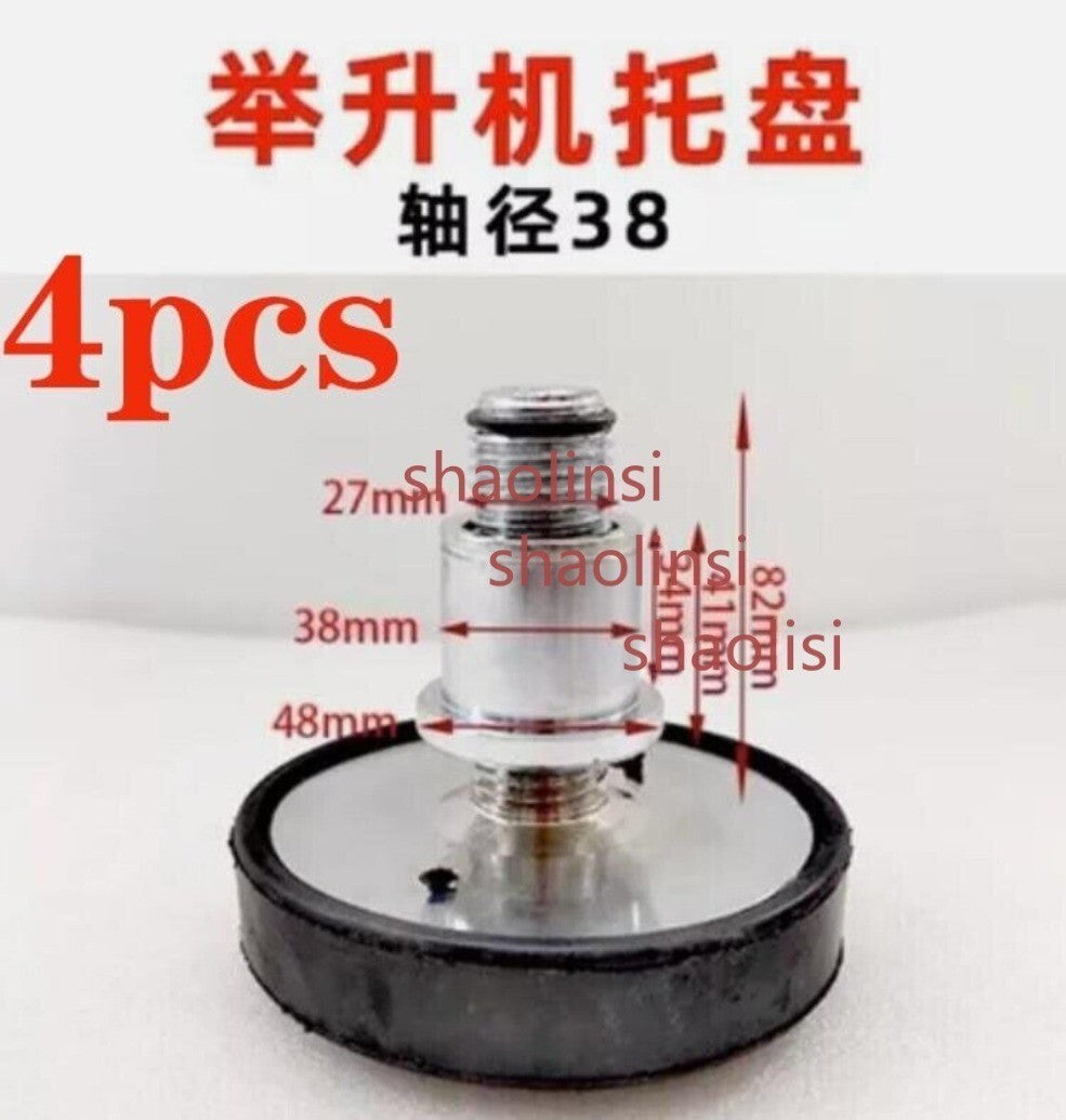 ya 5 8.7 4PC Car Lift Rubber tray Heightening Feet Plus High Leg Pad Shaft Diameter 38mm