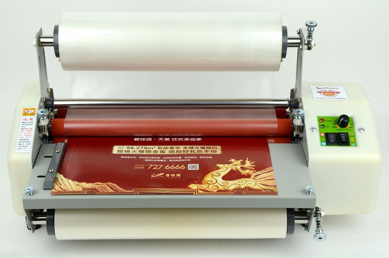 Newest version Four Rollers Hot and cold roll laminating machine for 13¡ì