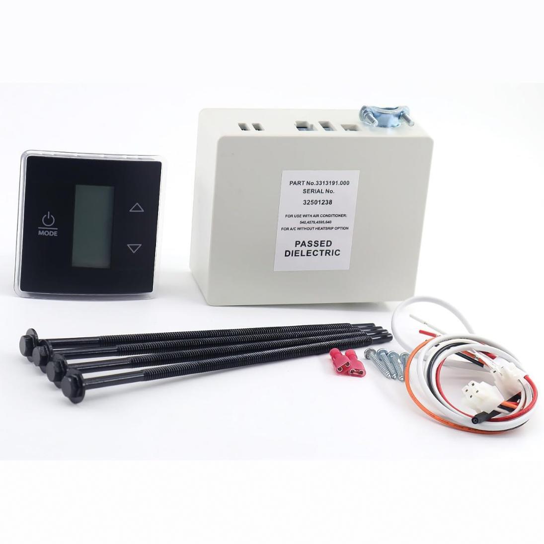 ya 10 5.28.2 New for Dome 3316230.714 CT Single Zone Wall Thermostat Control Kit LCD Screen Black