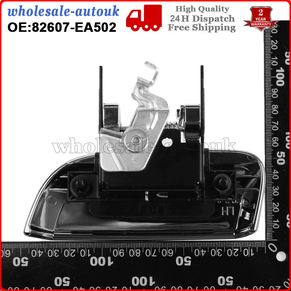 ya 5 8.7 for Nissan PATHFINDER R51 Outer Rear Right Door Handle Chrome Silver 82606-EA502